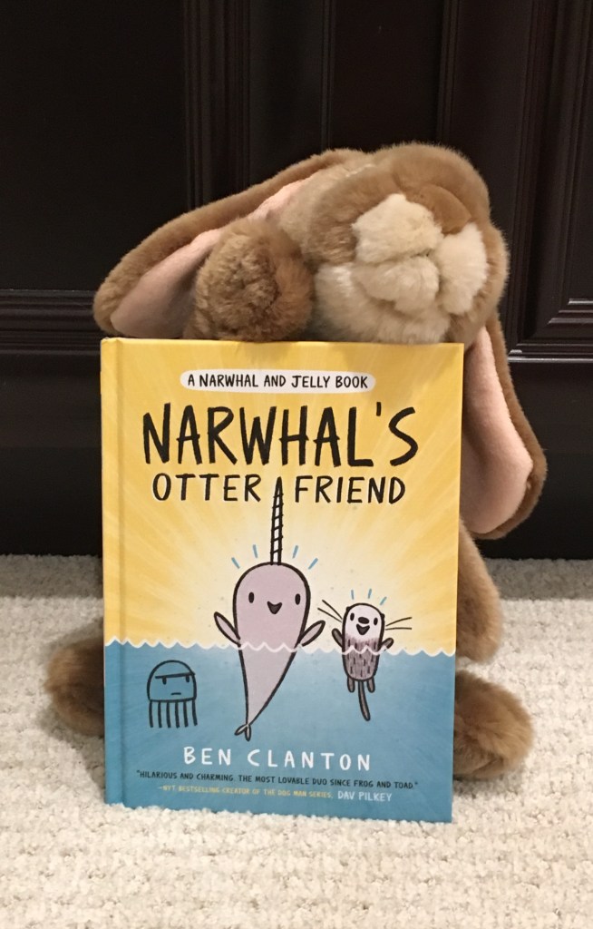 Caramel really enjoyed Narwhal's Otter Friend!