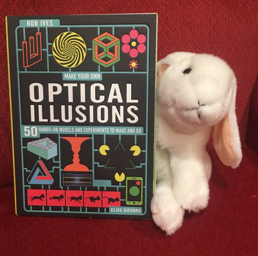 Marshmallow reviews Make Your Own Optical Illusions: 50 Hands-On Models and Experiment to Make and Do by Clive Gifford and Rob Ives. 