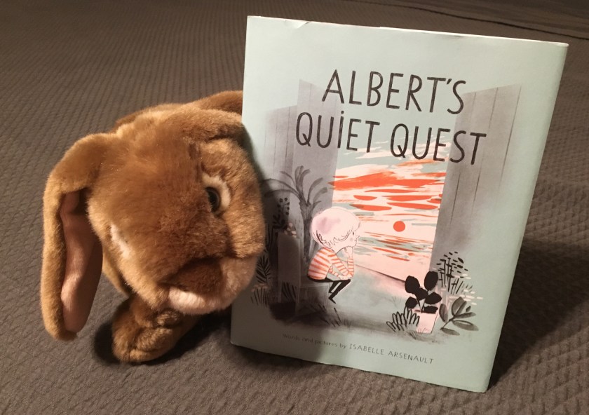 Caramel reviews Albert's Quiet Quest by Isabelle Arsenault.