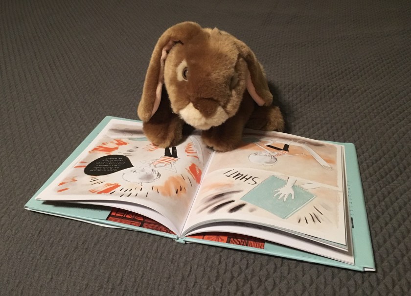 Caramel is looking at the page when Albert loses his cool. 