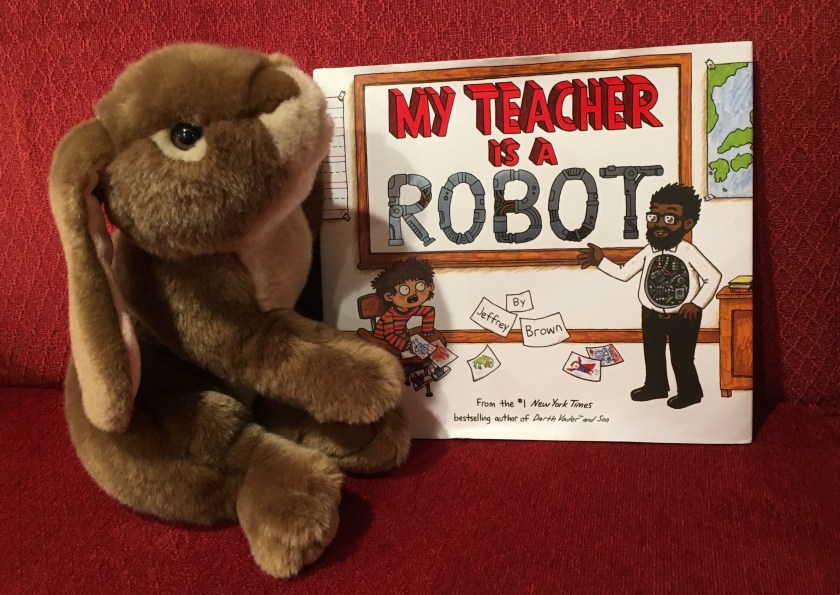 Caramel reviews My Teacher is a Robot by Jeffrey Brown. 