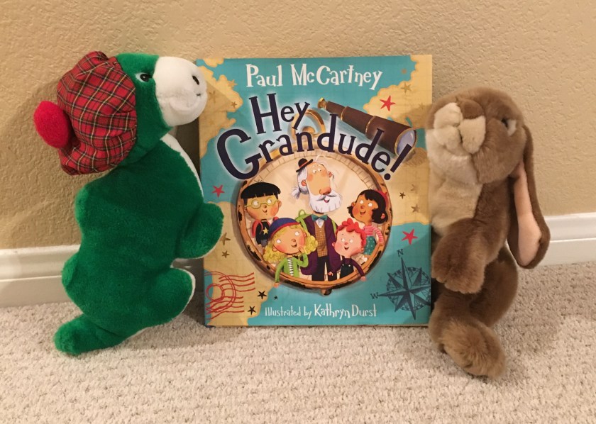 Caramel and The Loch Ness Monster really enjoyed reading Hey Grandude! by Paul McCartney and Kathryn Durst. 