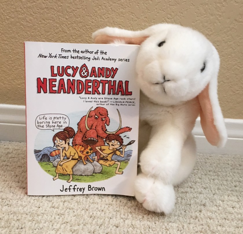 Marshmallow rates Lucy & Andy Neanderthal by Jeffrey Brown 100%.  