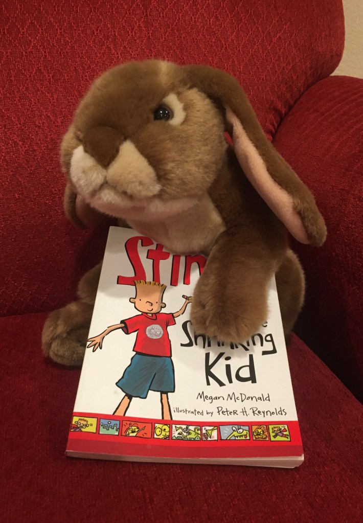 Caramel has enjoyed reading Stink: The Incredible Shrinking Kid, written by Megan McDonald and illustrated by Peter H. Reynolds. 