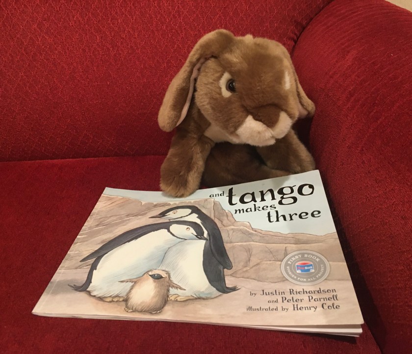 Caramel reviews And Tango Makes Three, written by Peter Parnell and Justin Richardson, and illustrated by Henry Cole. 