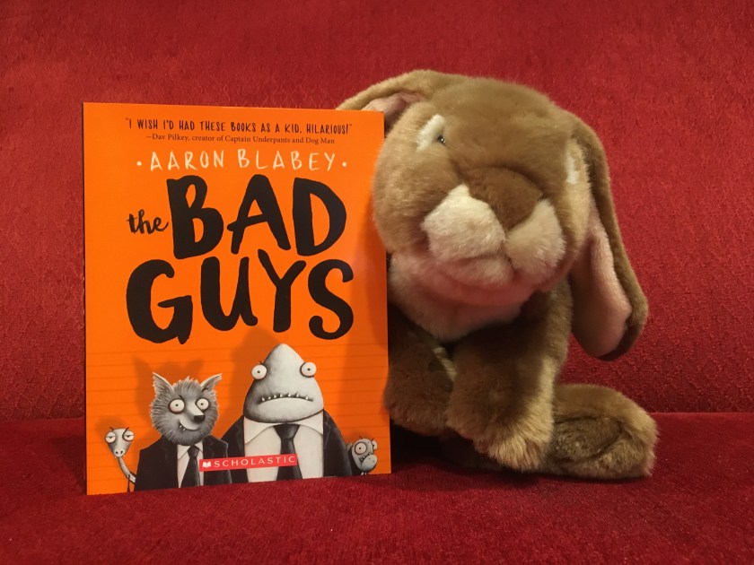 Caramel has enjoyed reading Aaron Blabey's Bad Guys so much that he now wants to read all the other books in the series. 