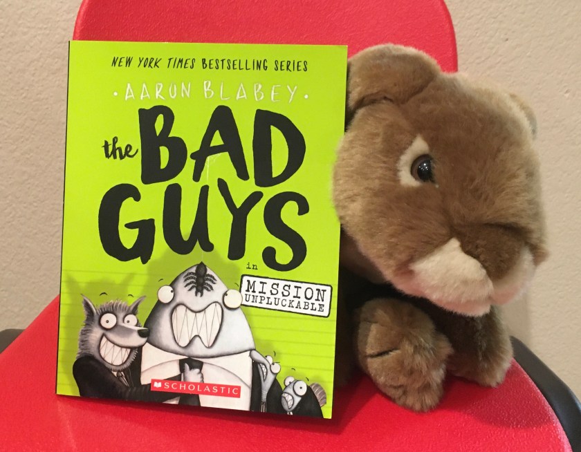 Caramel rates The Bad Guys in Mission Unpluckable by Aaron Blabey 99%.