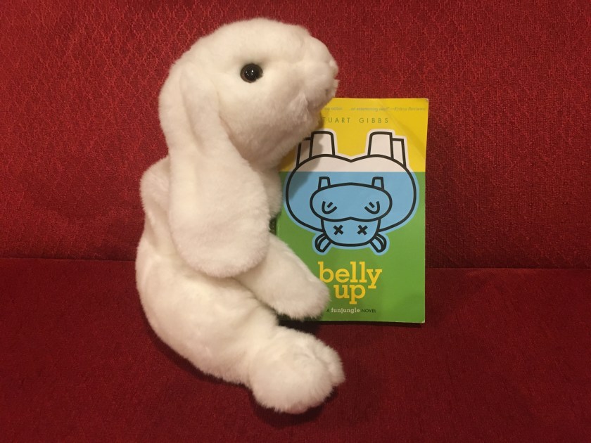 Marshmallow rates Belly Up by Stuart Gibbs 100%. 