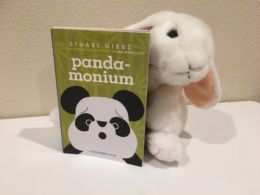 Marshmallow reviews Panda-monium by Stuart Gibbs, the fourth book in the FunJungle series. 