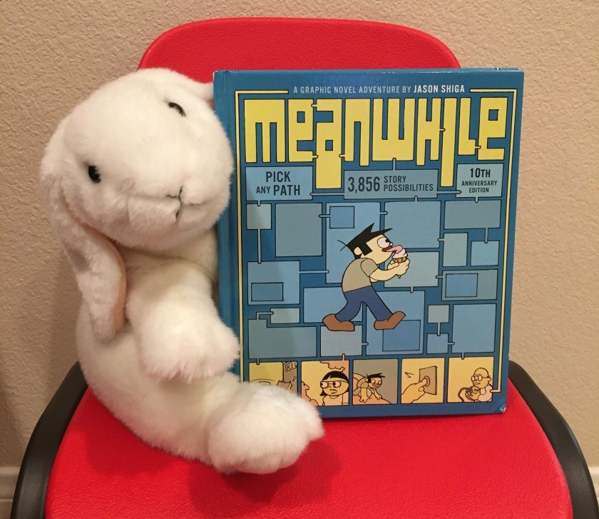 Marshmallow reviews Meanwhile: Pick Any Path. 3,856 Story Possibilities, by Jason Shiga.