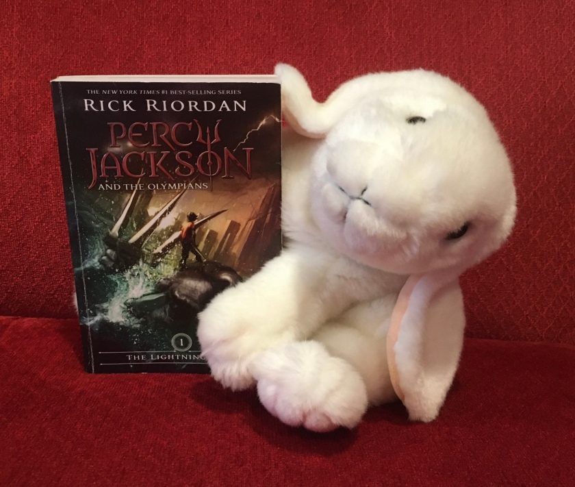 Marshmallow reviews Percy Jackson and the Olympians: The Lightning Thief (Book 1 of the Percy Jackson Series) by Rick Riordan.