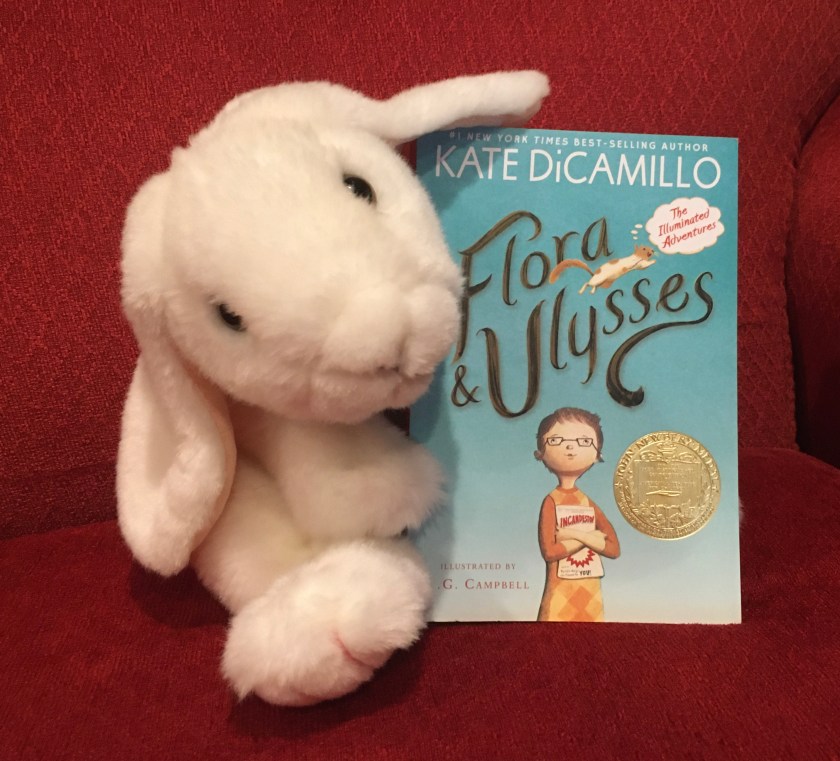 Marshmallow reviews Flora and Ulysses by Kate DiCamillo. 