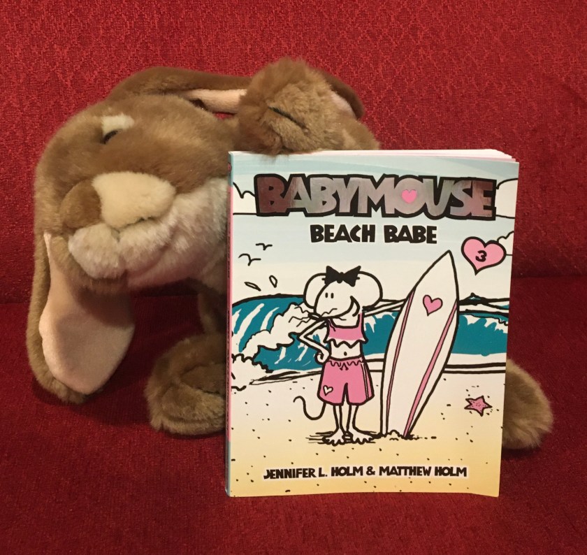 Caramel has enjoyed reading Babymouse: Beach Babe (Babymouse #3) by Jennifer L Holm and Matthew Holm, and is ready to read the next book in the series. 