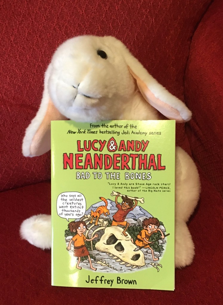 Marshmallow rates Lucy and Andy Neanderthal: Bad to the Bones (the third book in the Lucy and Andy Neanderthal series) by Jeffrey Brown 95%. 