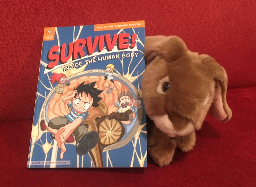 Caramel has really enjoyed Survive! Inside the Human Body: The Nervous System by Hyun-Dong Han, and recommends the whole series to all little bunnies.