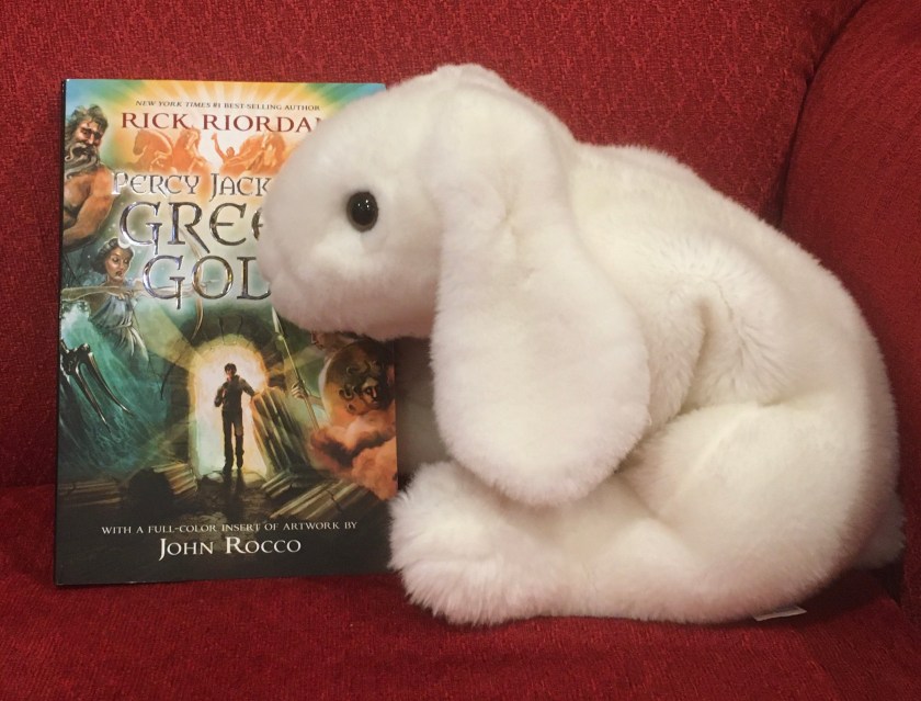 Marshmallow reviews Percy Jackson's Greek Gods by Rick Riordan.