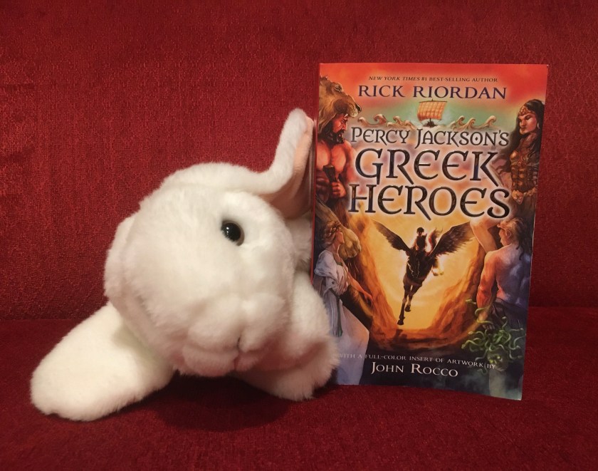 Marshmallow rates Percy Jackson’s Greek Heroes by Rick Riordan 95%. 