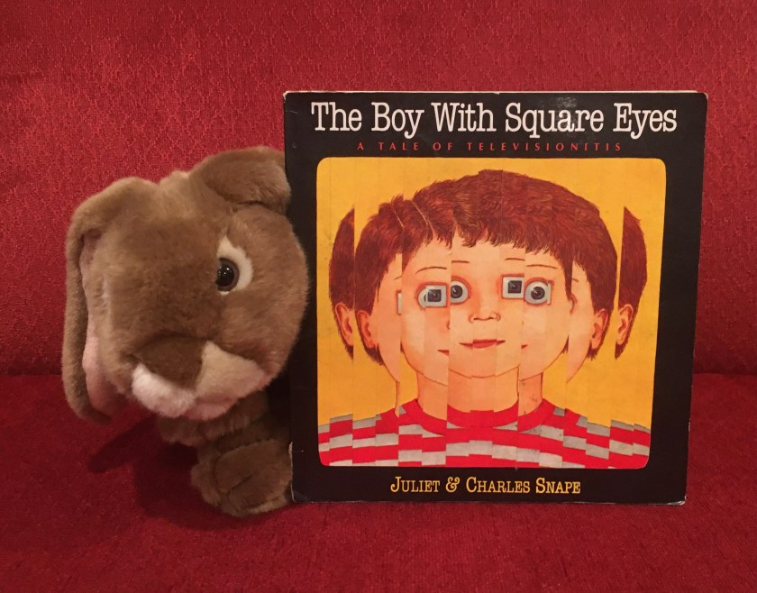 Caramel thinks The Boy with Square Eyes by Juliet Snape and Charles Snape is "fun, colorful, and hilarious". 