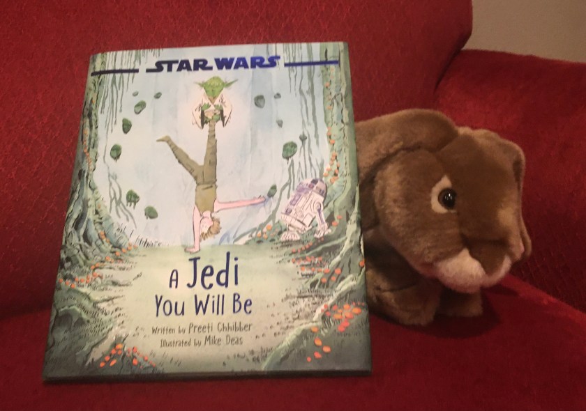 Caramel loved reading A Jedi You Will Be, written by Preeti Chhibber and illustrated by Mike Deas, and he recommends it to all other Star Wars fans, young and old. 