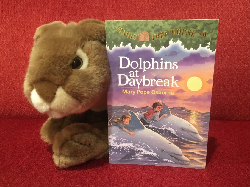 Caramel reviews Dolphins at Daybreak (Magic Tree House #9) by Mary Pope Osborne.