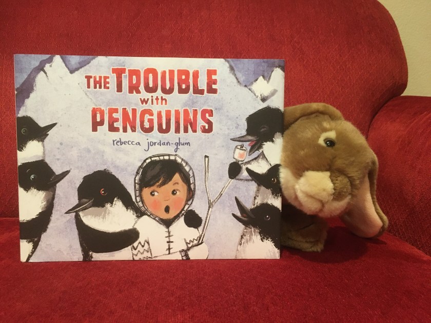 Caramel reviews The Trouble with Penguins, written and illustrated by Rebecca Jordan-Glum.