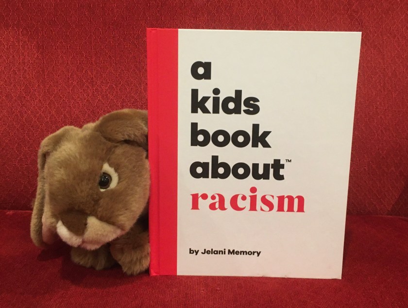 Caramel appreciated reading A Kids Book About Racism by Jelani Memory and thinks he has a better sense of what racism means now.