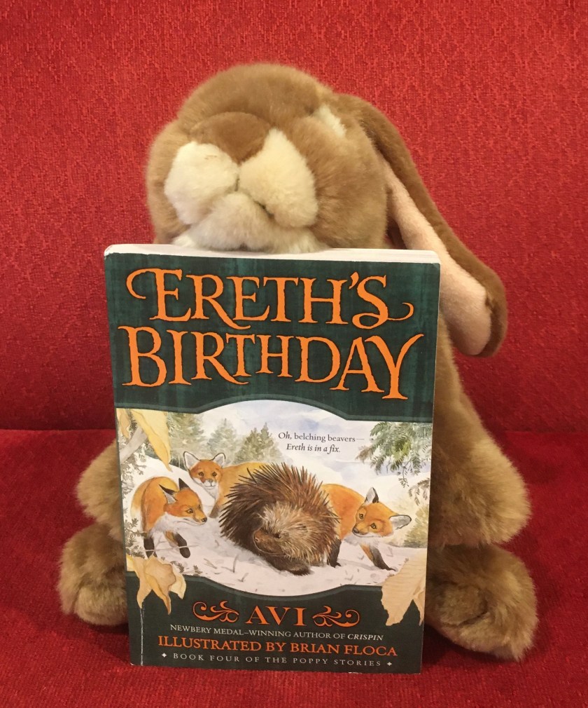 Caramel reviews Ereth's Birthday, written by Avi and illustrated by Brian Floca.