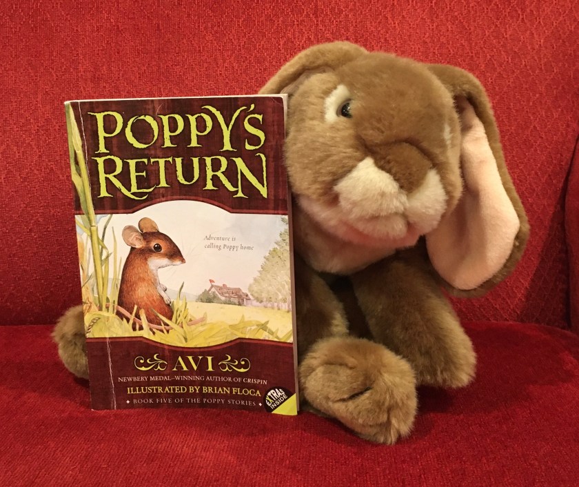 Caramel reviews Poppy's Return, written by Avi and illustrated by Brian Floca.