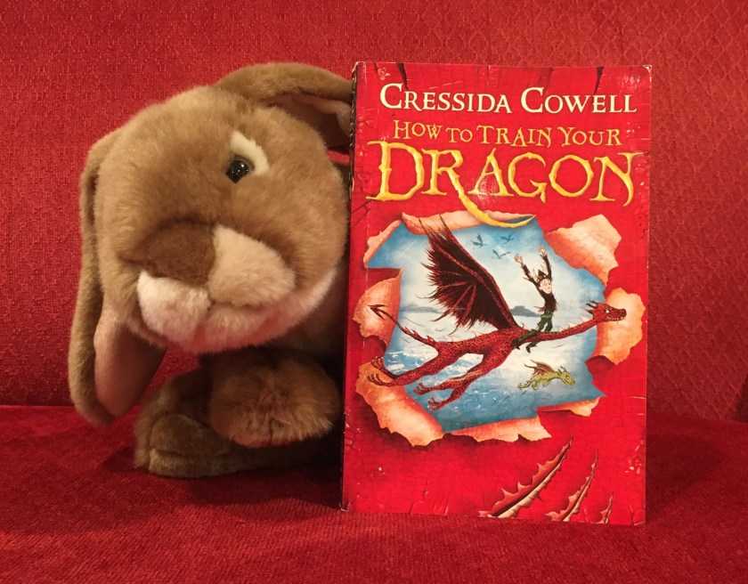 Caramel has very much enjoyed finally reading How to Train Your Dragon by Cressida Crowell and is all ready to dive into the second book.