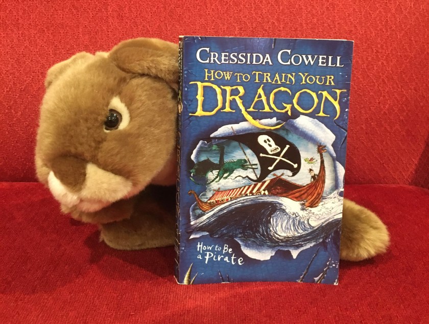 Caramel loved reading How to Be A Pirate (Book #2 of How to Train Your Dragon Series) by Cressida Cowell, and recommends it to all bunnies!