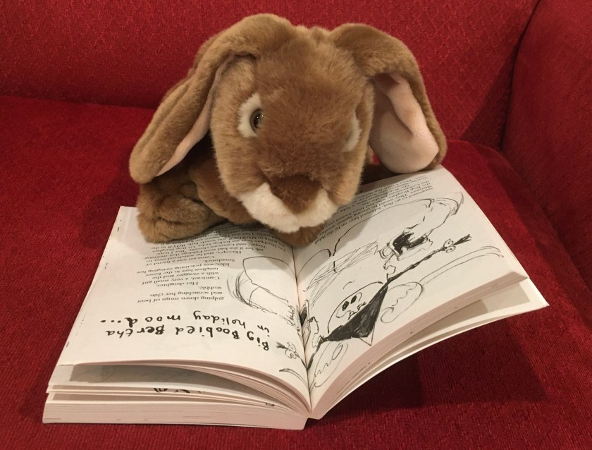 Caramel is reading How to Cheat a Dragon's Curse (Book #4 of How to Train Your Dragon Series) by Cressida Cowell.
