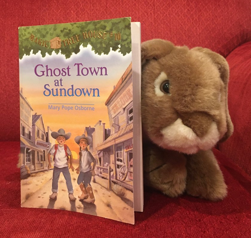 Caramel reviews Ghost Town at Sundown (Magic Tree House #10) by Mary Pope Osborne.