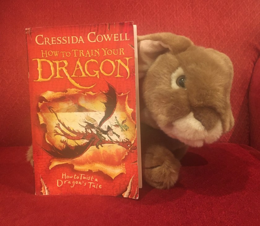 Caramel enjoyed reading How to Twist a Dragon’s Tale (Book #5 of How to Train Your Dragon Series) by Cressida Cowell, and is looking forward to reading the rest of the series soon, though their reviews might need to wait till the end of the summer.