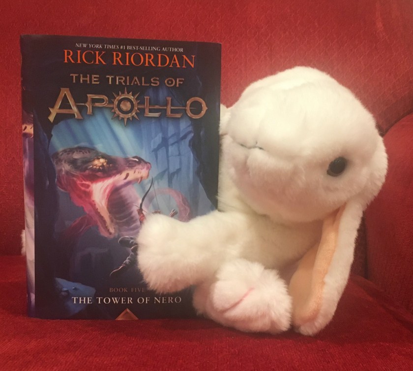Marshmallow reviews The Tower of Nero (Book 5 of the Trials of Apollo Series) by Rick Riordan.