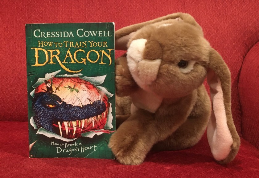 Caramel loved reading How To Break A Dragon’s Heart (Book #8 of How to Train Your Dragon Series) by Cressida Cowell, and is ready for book #9 and whatever follows. 
