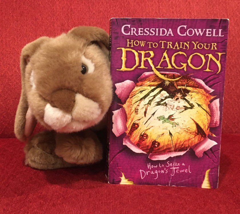 Caramel both liked and disliked reading How to Seize A Dragon’s Jewel (Book #10 of How to Train Your Dragon Series) by Cressida Cowell. He is eager to see how the stories will wrap up in the last books of the series. 