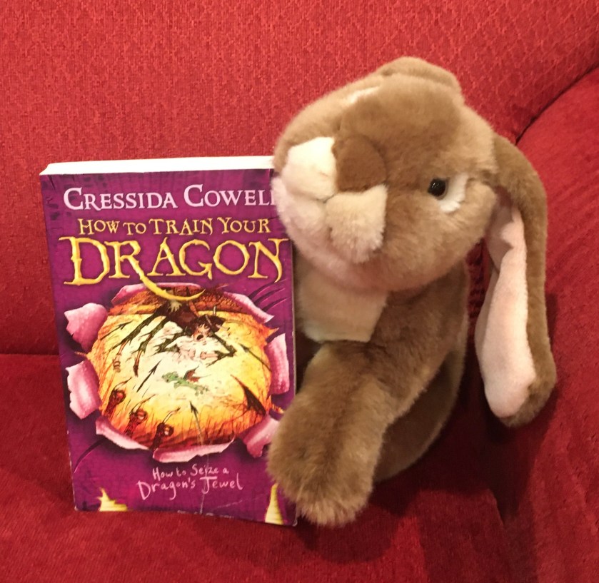 Caramel reviews How to Seize A Dragon’s Jewel (Book #10 of How to Train Your Dragon Series) by Cressida Cowell.