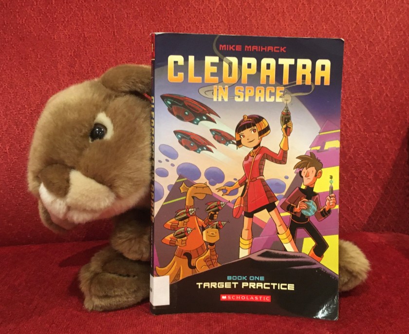 Caramel loved reading Cleopatra in Space: Target Practice by Mike Maihack, and is looking forward to reading and reviewing the next book in the series. 