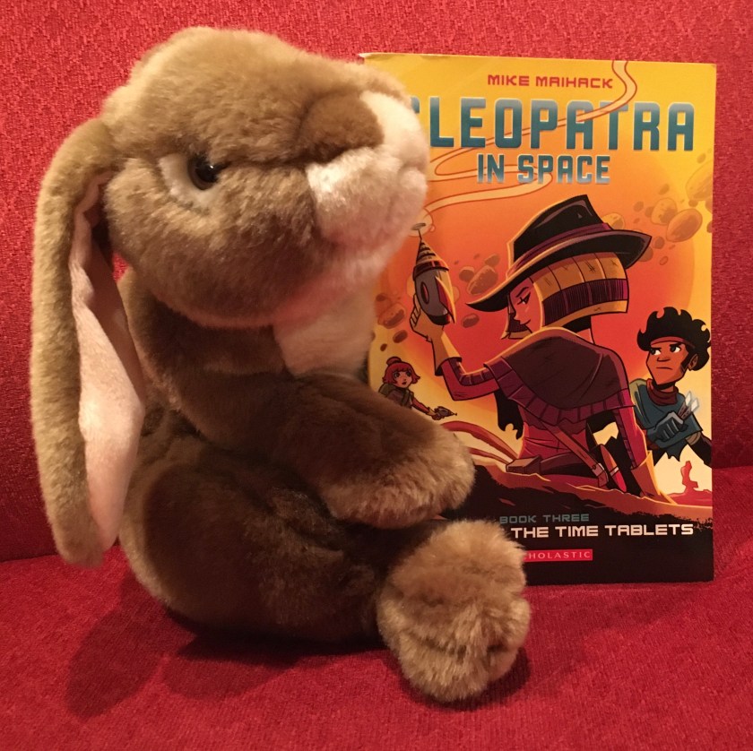 Caramel reviews Cleopatra in Space: Secret of the Time Tablets by Mike Maihack.