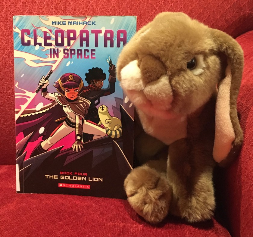 Caramel reviews Cleopatra in Space: The Golden Lion by Mike Maihack.