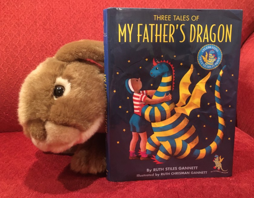 Caramel really enjoyed reading Three Tales of My Father's Dragon, written by Ruth Stiles Gannett and illustrated by Ruth Chrisman Gannett. 