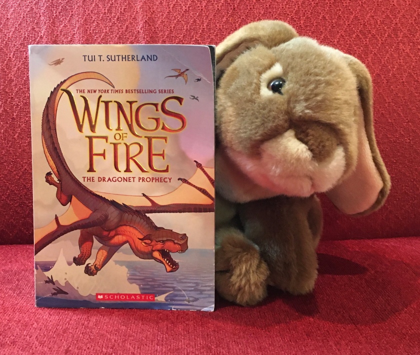 Caramel reviews The Dragonet Prophecy (Book One of Wings of Fire) by Tui Sutherland.