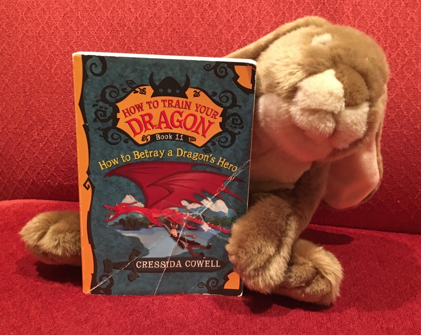 Caramel enjoyed reading How to Betray A Dragon’s Hero (Book #11 of How to Train Your Dragon Series) by Cressida Cowell, and will soon be back with his review of the twelfth and final book. 
