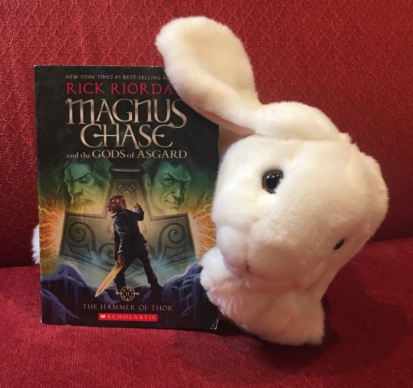 Marshmallow reviews The Hammer of Thor (Book 2 of Magnus Chase and the Gods of Asgard series) by Rick Riordan.