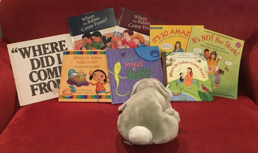 Sprinkles reviews children's books about babies and where they come from.