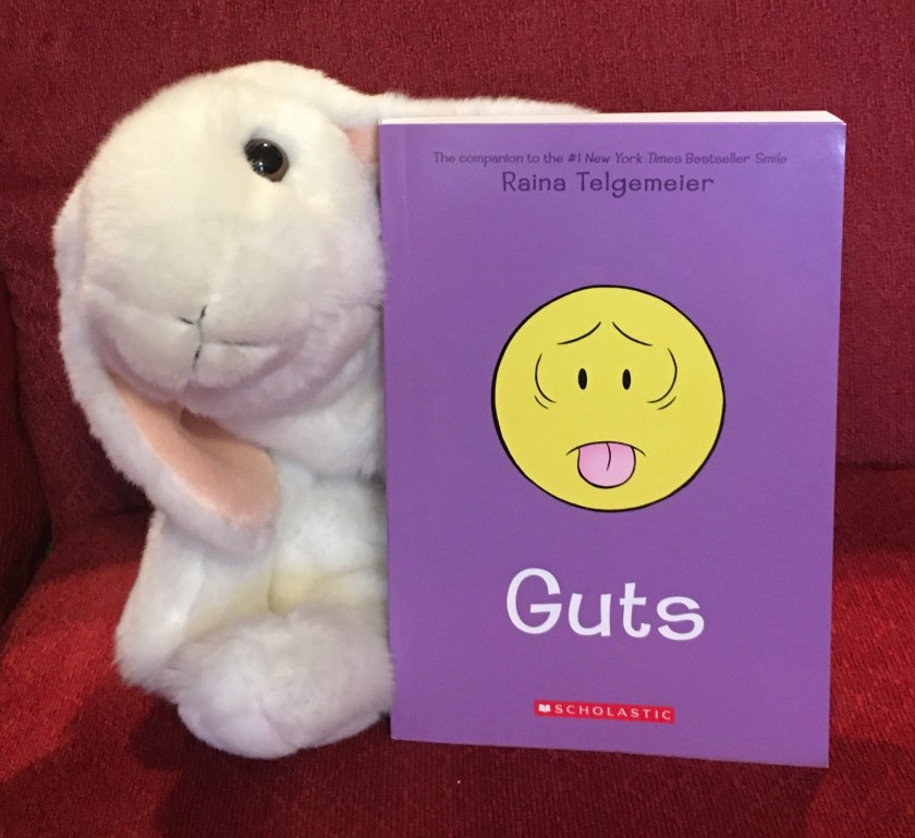 Marshmallow reviews Guts by Raina Telgemeier.