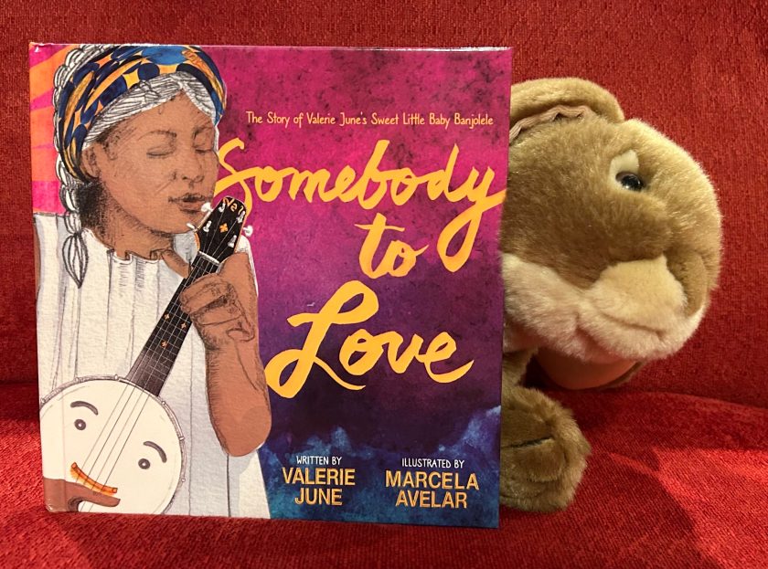 Caramel enjoyed reading Somebody to Love written by Valerie June and illustrated by Marcela Avelar and listening to the song with the same name. He recommends the book to all little bunnies who have a dream but are scared they won't be able to achieve it.
