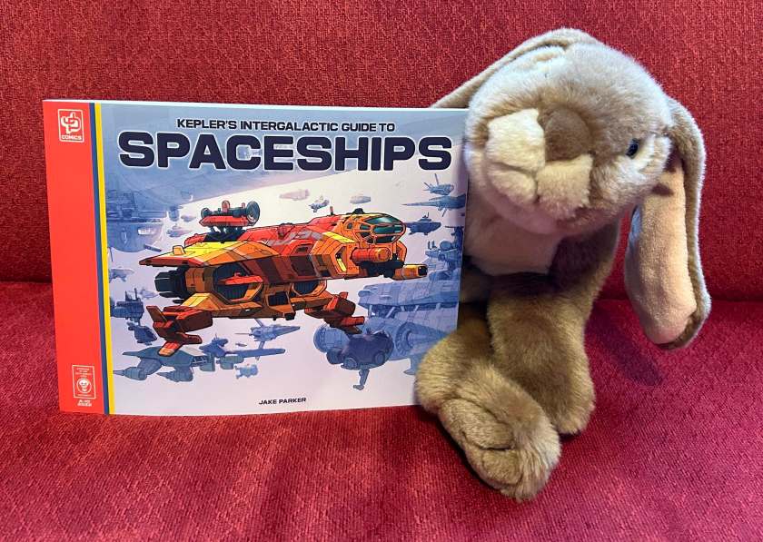 Caramel reviews Kepler's Intergalactic Guide to Spaceships by Jake Parker. 