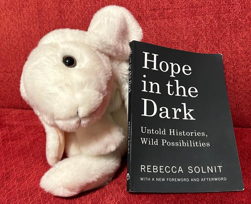 Marshmallow rates Hope in the Dark: Untold Histories, Wild Possibilities by Rebecca Solnit 99%. 