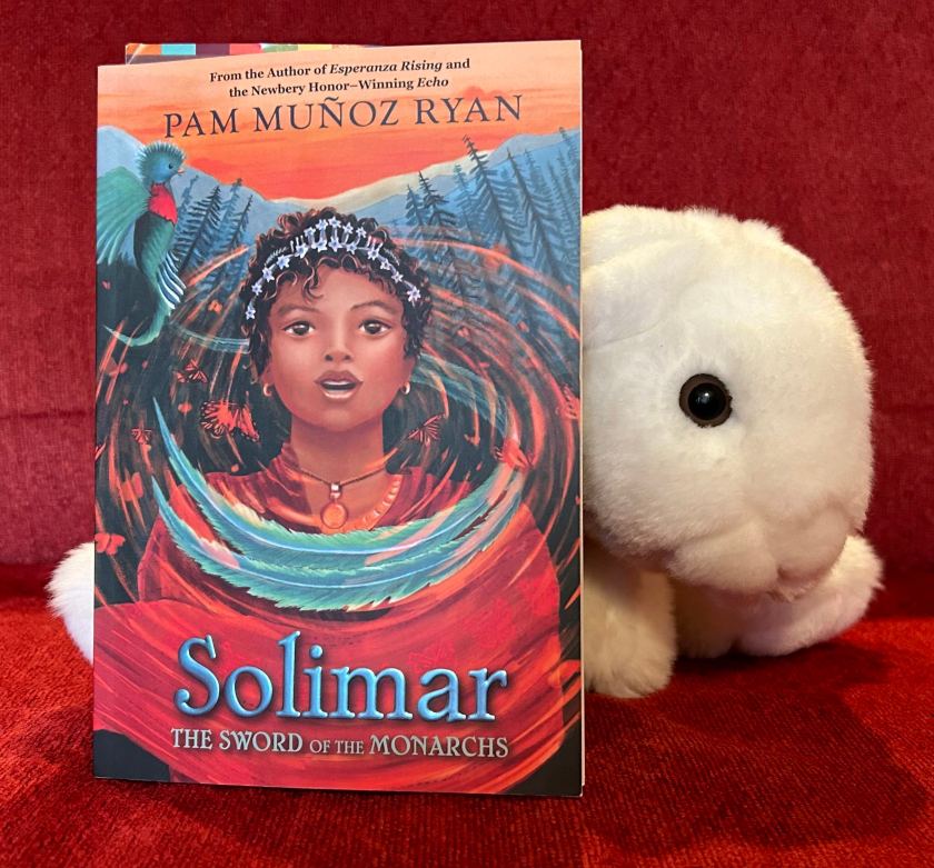 Marshmallow rates Solimar: The Sword of the Monarchs by Pam Muñoz Ryan 90%. 